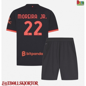 AC Milan Diego Moreira #22 Tredje Kläder Barn 2026-27 Kortärmad (+ Korta byxor)